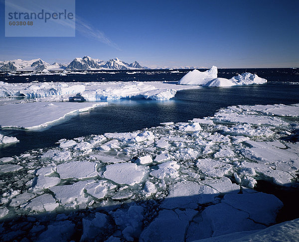 Küstenlandschaft  Antarktische Halbinsel  Antarktis  Polarregionen