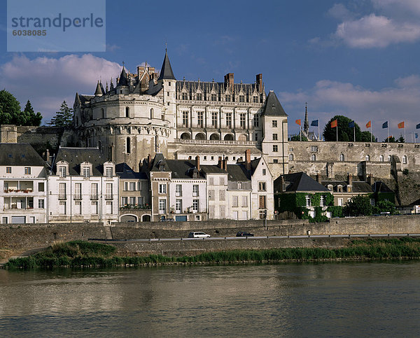 Schloß von Amboise  UNESCO Weltkulturerbe  Indre-et-Loire  Loire-Tal  Centre  Frankreich  Europa