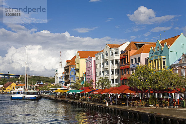 Speicher auf Handelskade  Punda District  Willemstad  Curacao  Niederländische Antillen  Westindien  Caribbean  Mittelamerika