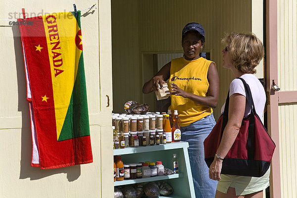 Markt in St. George's  Grenada  Windward-Inseln  kleine Antillen  Westindien  Caribbean  Mittelamerika