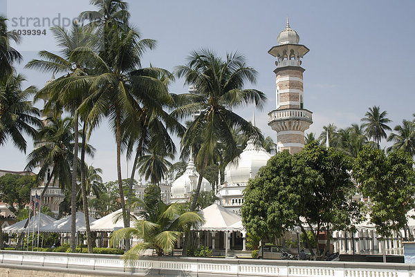 Jamek-Moschee  ein gutes Beispiel für North Indian islamische Architektur  Kuala Lumpur  Malaysia  Südostasien  Asien