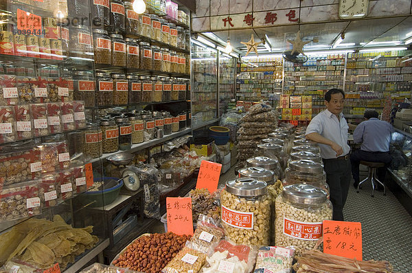 Traditionelle chinesische Medizin  Bezirk Mong Kok  Kowloon  Hong Kong  China  Asien