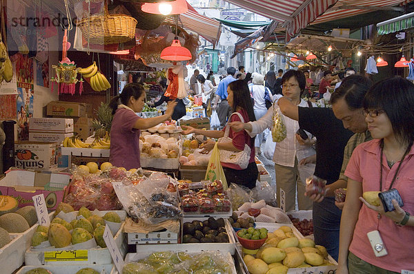 Graham Street  Central District  Hong Kong  China  Asien