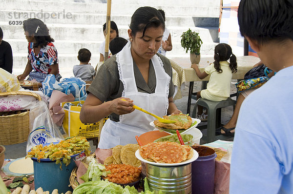 Markttag in Zaachila  Oaxaca  Mexiko  Nordamerika