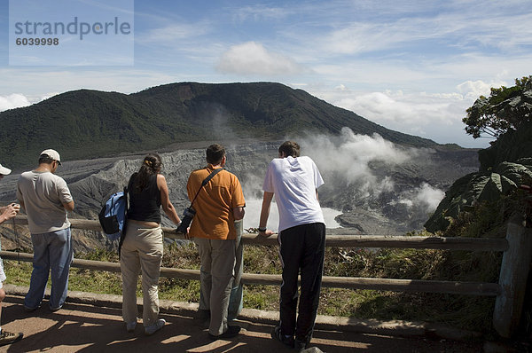 Poas Vulkan Poas Nationalpark  Costa Rica  Mittelamerika