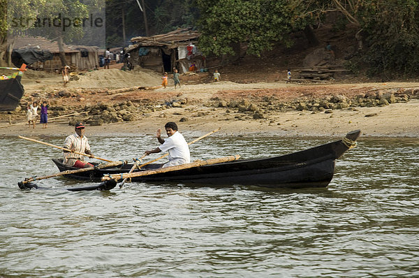 Die Tiracol River  Goa  Indien  Asien