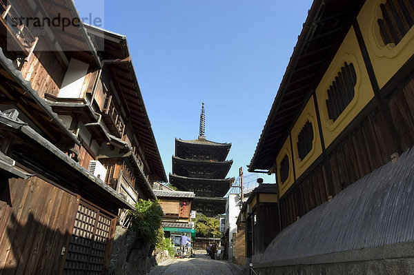 Yasaka Nein zur Pagode  Kyoto Stadt  Honshu  Japan  Asien