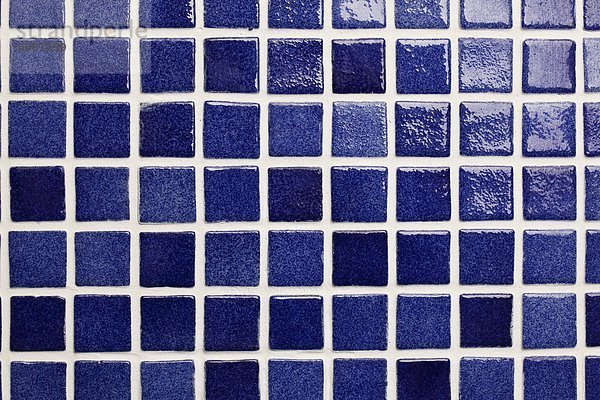Blaue Mosaik-Muster  close-up (Vollbild)