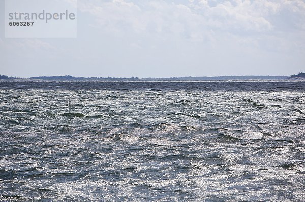 Blick auf das Meer abgehackt