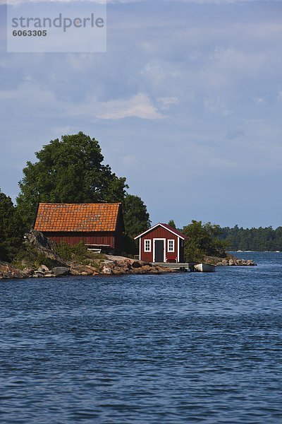 nebeneinander neben Seite an Seite Meer rot Ansicht