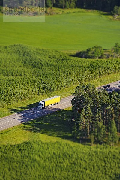 Luftbild des highway