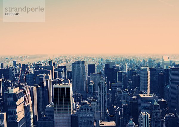 Skyline von New York City  Luftbild