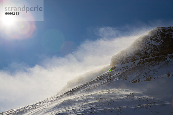 Berg und Sonne