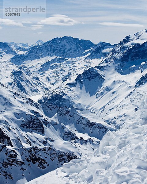 Landschaften-Blick auf die Alpen