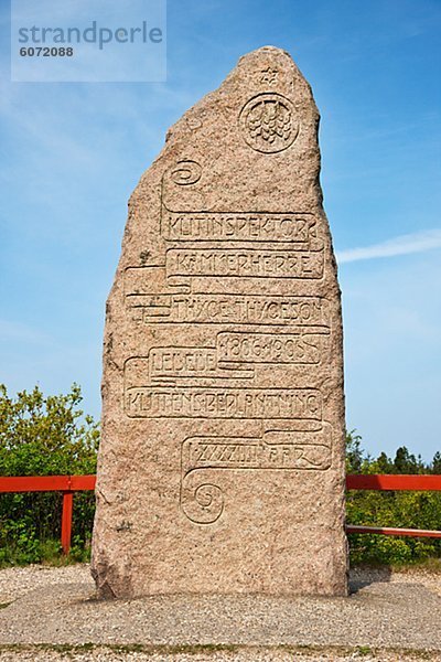 Ansicht der Granitdenkmal