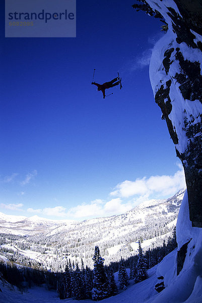 Mann  springen  Ski  Utah