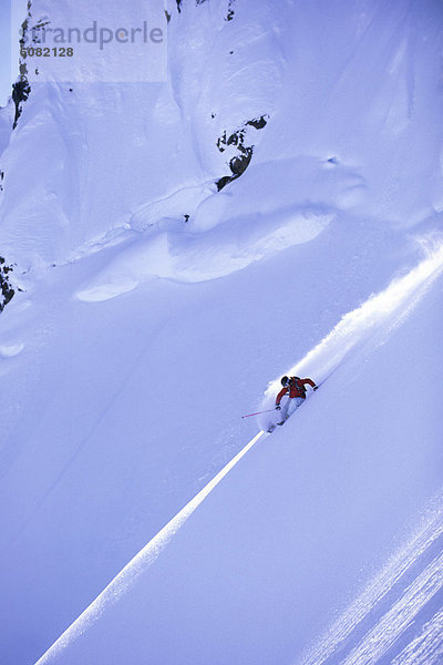 Frau  Berg  groß  großes  großer  große  großen  Skisport  Alaska