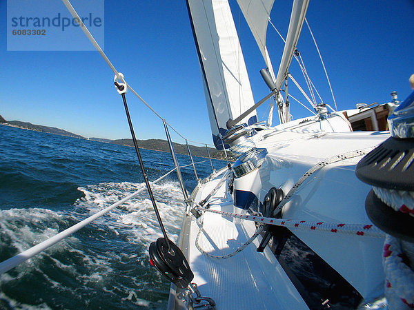 einsteigen  Yacht  Ansicht  Terrasse  Kreuzfahrtschiff  Australien  North Shore  Sydney