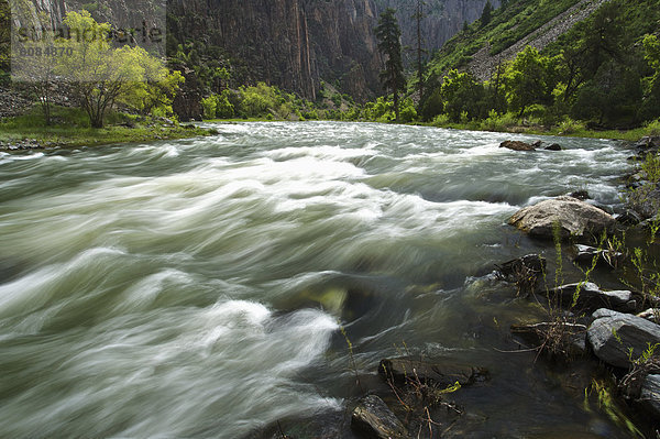 schwarz  Fluss  Bewegungsunschärfe  Schlucht  Colorado