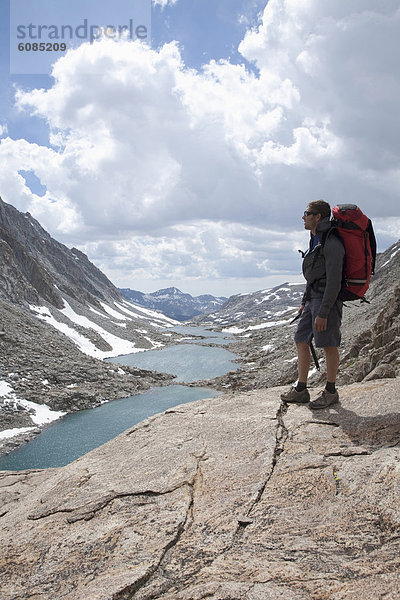 Fröhlichkeit  über  See  wandern  Ansicht  Kalifornien  Darwin