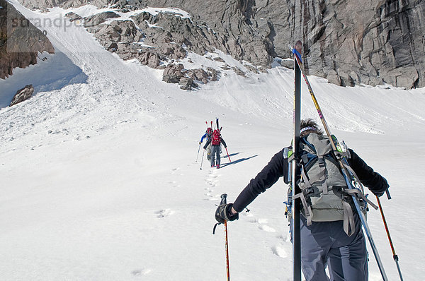 Berg  Felsen  nähern  unbewohnte  entlegene Gegend  Ski  3  Colorado