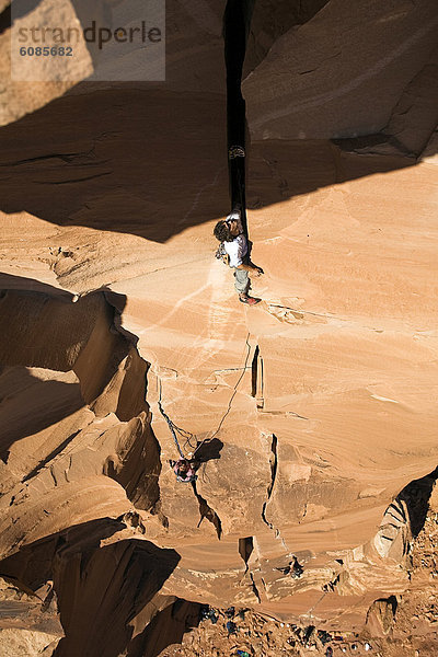 Felsbrocken  Schwierigkeit  Klettern  Utah