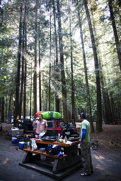 Mann  Auto  Baum  über  camping  Campingplatz  Sonnenlicht  2  Sonne