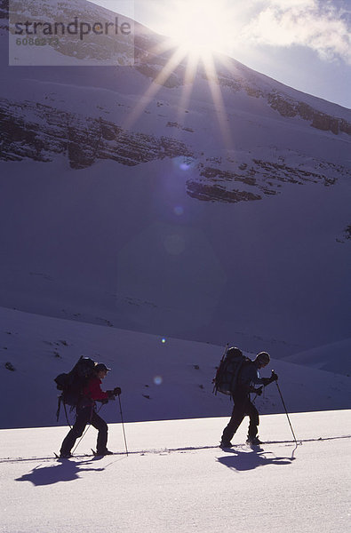 Tagesausflug  Ski  überfahren  Wapta Icefield  Eisfeld