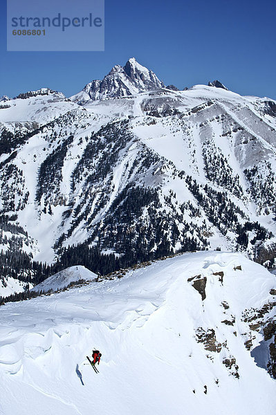 nahe  Mann  Ehrfurcht  Hintergrund  Loch  Skisport  Jackson  Hang  steil  Wyoming