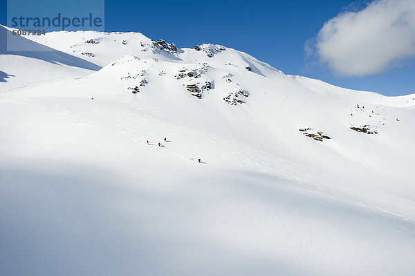 Berg  nehmen  unbewohnte  entlegene Gegend  Ski  groß  großes  großer  große  großen  baufällig  Selkirk Mountains  Kanada