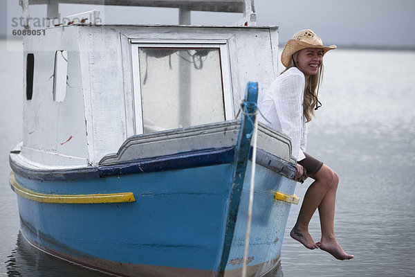 Frau  Entspannung  Boot  Brasilien
