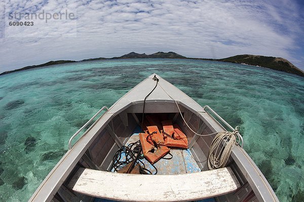 Boot  Insel  Fiji  Riff