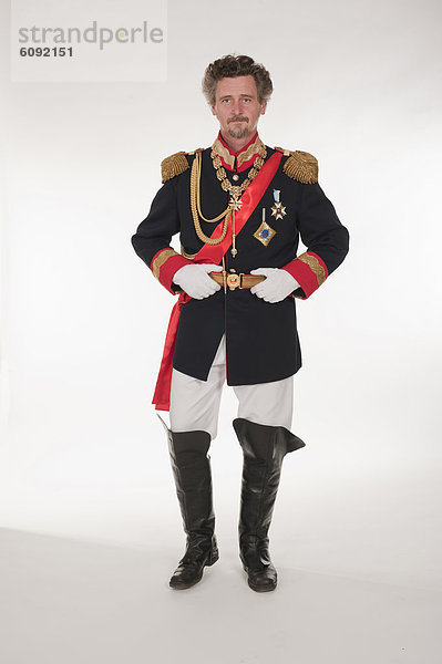 Mann als König Ludwig von Bayern  Portrait