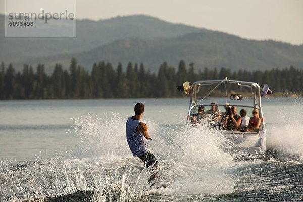 Wakeboarding  Wake boarding  Mann  jung  Idaho  Wakeboarding