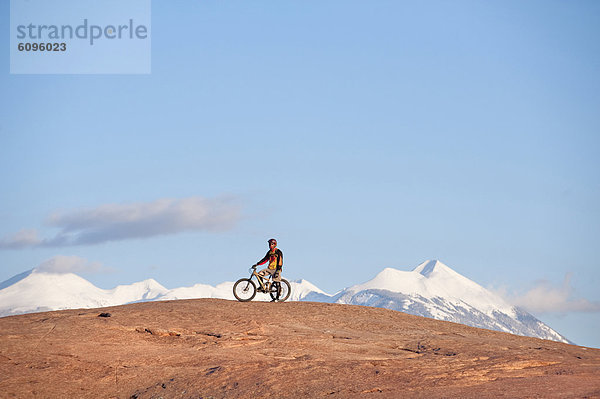 Berg  ruhen  folgen  fahren  Slickrock Trail  Moab  mitfahren