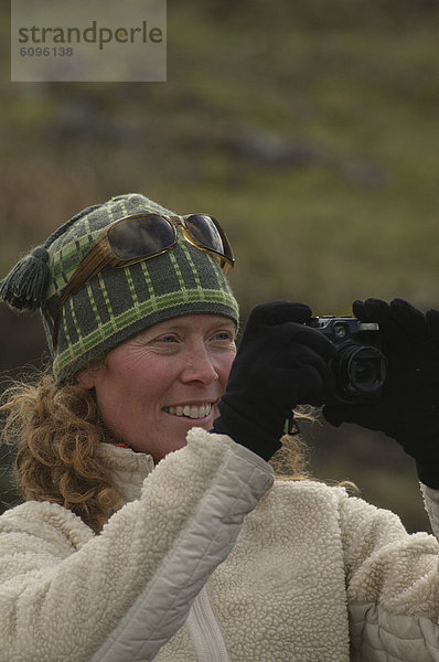 nahe  Frau  Fotografie  nehmen  Strand  Küste  Oregon