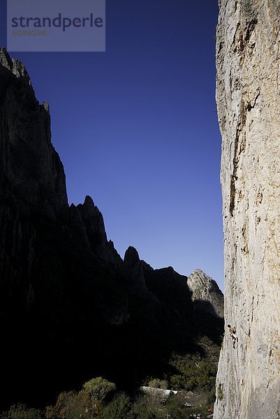 Felsbrocken  aufwärts  Mexiko  Klettern  steil