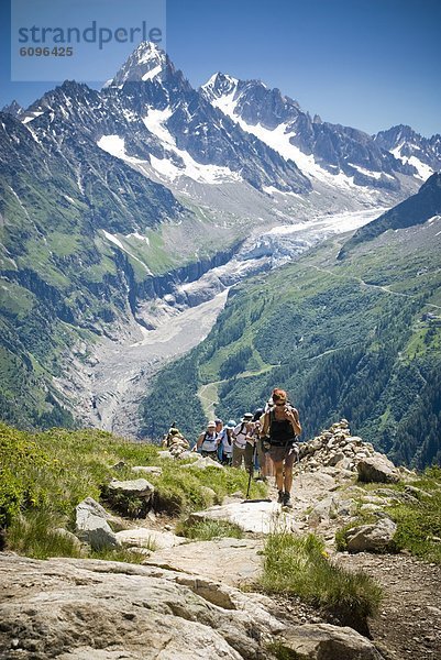 hoch  oben  Hügel  Hintergrund  wandern  Alpen  Reise