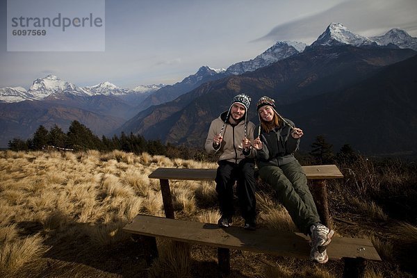 Berg  Hut  berichtigen  Annapurna  Nepal  trekking