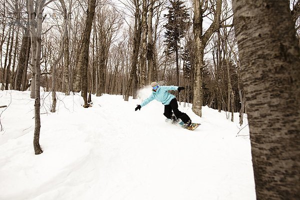 Snowboardfahrer  ankommen  Experiment  Vermont