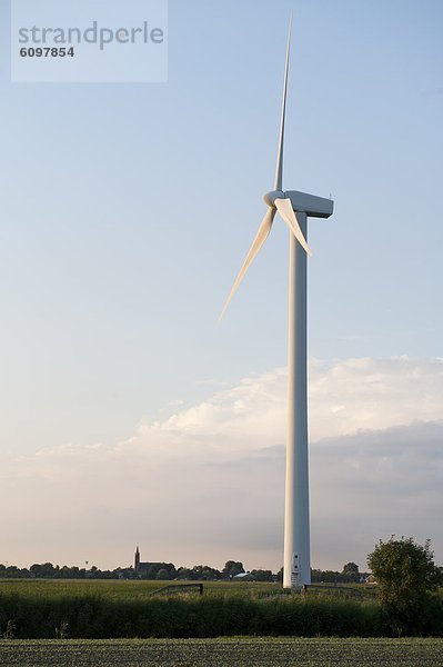 Windturbine Windrad Windräder Ländliches Motiv ländliche Motive niederländisch