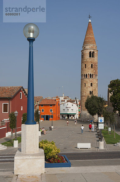 Italien  Provinz Venedig  Blick auf den Glockenturm in Caorle