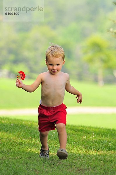 child running