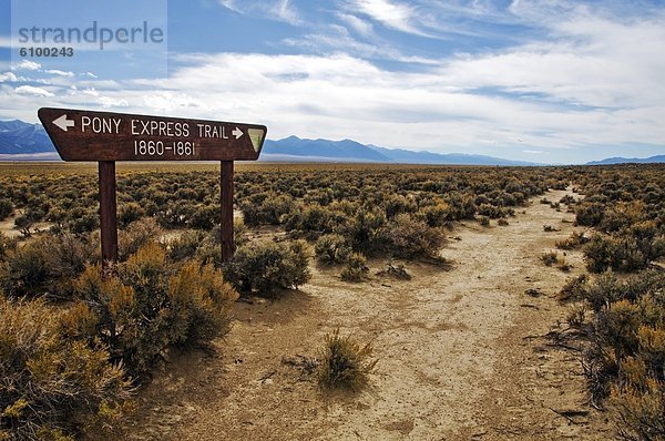 Zeichen  Nevada  Bundesstraße  Richtung  50  alt  Signal