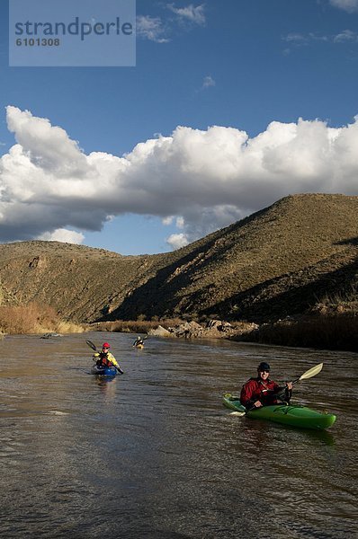 Reise  Fluss  Paddel  Kajakfahrer  Wildwasser  Arizona  flussabwärts  Rafting  Speisesalz  Salz
