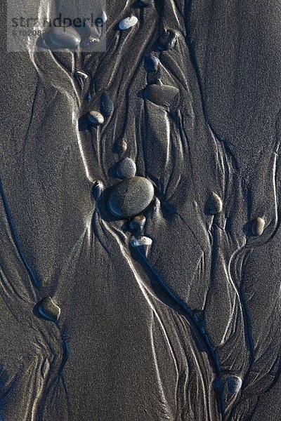 Wasser  Design  Strand  Abstraktion  Kieselstein  Sand  Olympic Nationalpark