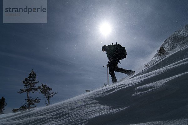 wandern  Schnee