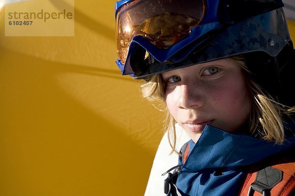 Snowboarding  nehmen  Junge - Person  unbewohnte  entlegene Gegend  Pause  Kalifornien