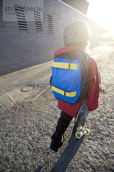 gehen  Junge - Person  See  Skateboard  Kalifornien