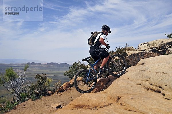 Berg  Mann  folgen  Fahrrad  Rad  Stachelbeere  Mesa  South Rim